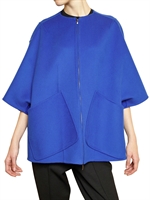 JIL SANDER - CAPPOTTO IN MELTON DI LANA DOPPIO