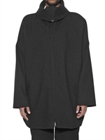 KRIS VAN ASSCHE - CAPPOTTO IN BOUCLE' DI MISTO LANA