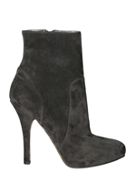 DOLCE & GABBANA - 120MM SUEDE LOW BOOTS