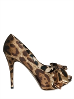 DOLCE & GABBANA - 110MM SATIN BOW PUMPS