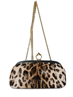 DOLCE & GABBANA - PONY RING MISS GIORGINA CLUTCH
