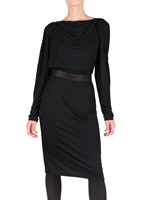 LANVIN - DRAPED VISCOSE JERSEY DRESS