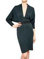 LANVIN - WASHED WOLL JERSEY KLEID