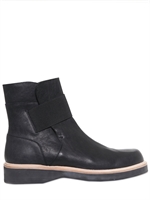KRIS VAN ASSCHE - STIVALI DI PELLE CON FASCIA ELASTICIZZATA
