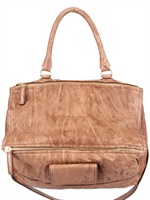 GIVENCHY - GEWASCHENE LEDER PANDORA GROßE SCHULTER TASCHE