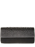 BLUMARINE - SWAROVSKI SILK SATIN CLUTCH