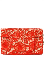 BLUMARINE - COTTON MACRAME ON RUBBER CLUTCH