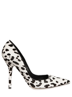 DOLCE & GABBANA - 110MM LEOPARD PRINTED PONYSKIN PUMPS
