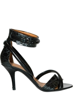 GIVENCHY - 80MM CROCO PRINT CALFSKIN SANDALS