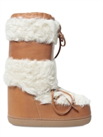 CHLOE' - FUR AND CALFSKIN MOON BOOT BOOTS