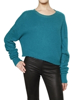 AVIU - SWAROVSKI ON CASHMERE SILK KNIT SWEATER
