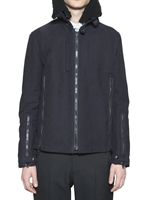 GIVENCHY - SHEARLING COLLAR MOLESKIN COAT