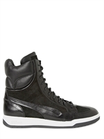 PUMA - A.MCQUEEN - SNEAKERS DI PELLE E CAMOSCIO CON CERNIERA