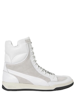 PUMA - A.MCQUEEN - SNEAKERS DI PELLE E CAMOSCIO CON CERNIERA