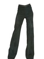MAURIZIO PECORARO - LAMBSKIN SUEDE STRETCH TROUSERS