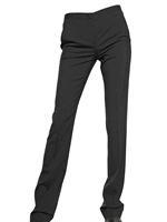 JIL SANDER - FEINE WOLL TWILL NATUR STRETCH HOSE