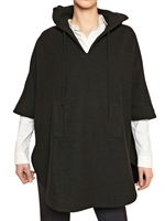 JIL SANDER - WOOL JERSEY CAPE SWEATER