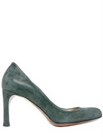 JIL SANDER - 80MM GLOSSY SUEDE PUMPS