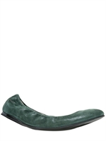 JIL SANDER - SUEDE BALLERINA FLATS