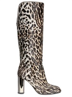 VALENTINO - 90MM PONYSKIN PULL ON BOOTS