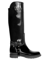 VALENTINO - PVC ROCK STUDS PULL ON BOOTS
