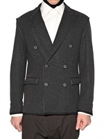 LANVIN - FELTED WOOL JERSEY JACKET
