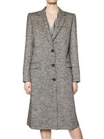 SALVATORE FERRAGAMO - CAPPOTTO SALE & PEPE IN TWEED DI LANA