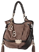 LANCEL - BRIGITTE BARDOT ALCANTARA TOP HANDLE