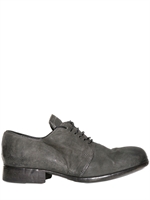 BB BRUNO BORDESE WASHED - SCARPE STRINGATE DERBY DI PELLE LAVATA 20MM