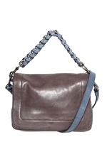 ELENA GHISELLINI - MIDA TEXTURED NAPPA SHOULDER BAG