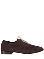 ANNIEL - SCARPE STRINGATE DERBY DI CAMOSCIO 20MM