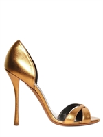 EDMUNDO CASTILLO - 110MM METALLIC CALFSKIN D'ORSAY SANDALS