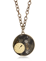 NICHOLAS KING - WATCH CHARM NECKLACE - MULTI