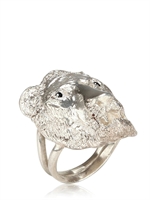 DOMINIQUE LUCAS - LION RING - SILVER