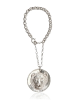 DOMINIQUE LUCAS - LÖWEN ARMBAND - SILBER
