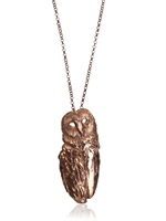 DOMINIQUE LUCAS - OWL NECKLACE - PINK