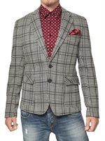 XAGON MAN - TARTAN COTTON ACRYLIC JACKET