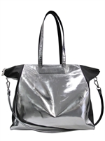 AI_ANDREA INCONTRI - MIRROR SILVER SHOULDER BAG