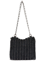 PACO RABANNE - WILDLERDER SCHULTER TASCHE