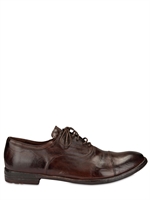 OFFICINE CREATIVE - ELASTICATED TONGUE CALF LACE-UP SHOES
