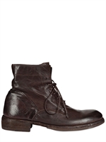 OFFICINE CREATIVE - STIVALI STRINGATI DI PELLE