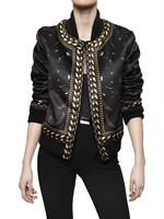 GIVENCHY - CHAIN PRINT DUCHESSE JACKET