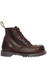 DR.MARTENS - STIVALI DI PELLE MORBIDA TESTURIZZATA