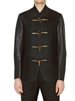 PAUL SMITH - NAPPA SLEEVED FELTED WOOL SPORT JACKET