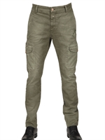 CLOSED - 18CM STRETCH TWILL COTTON CHINO TROUSERS