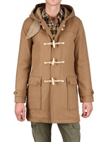CLOSED - FELTED WOOL MONTGOMERY COAT - BEIGE