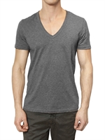 CLOSED - DYED COTTON JERSEY V-NECK T-SHIRT