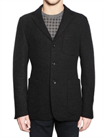 ZZEGNA - WOOL MOHAIR JERSEY BOUCLE JACKET