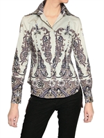 ETRO - PRINTED STRETCH COTTON SHIRT