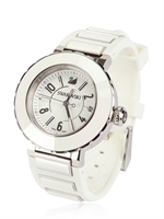 SWAROVSKI - OCETA SPORT KERAMIK UHR - WEIß